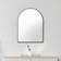 Melody Maison Arched Black Wall Mirror 60x80cm