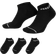 Nike Jordan Everyday No Show Socks 3-pack - Black/White