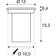 SLV 227680 Stainless Steel Markbelysning 15.2cm