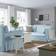 IKEA Hyltarp Kilanda Pale Blue Soffa 232cm 3-sits