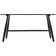 Villa Collection Bast Black Settee Bench 90x45cm