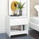 vidaXL 803455 High Gloss White Sengebord 30x40cm