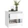 vidaXL 803455 High Gloss White Bedside Table 30x40cm