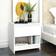 vidaXL 803443 White Bedside Table 30x40cm