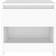 vidaXL Cabinet White Bedside Table 30x40cm