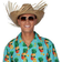 Wicked Costumes Hawaiian Shirt Pineapple