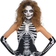 Amscan Skeleton Jumpsuit Carnival Costume