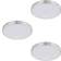 Eglo Tarout Brushed Steel Takplafond ∅ 6cm 3st