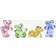 Swarovski Kris Bear 30th Anniversary Multicoloured Prydnadsfigur 10cm 4st