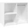 vidaXL Engineered Wood White High Gloss Armoire 80x65cm