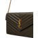 Saint Laurent Classic Cassandre Chain Wallet - Green