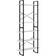 vidaXL 806557 White Bokhylla 210cm
