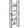 vidaXL 806557 White Bokhylla 210cm