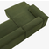 Kave Home Blok Dark Green Soffa 330cm 4-sits