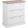 Loft24 Dareia White/Brown Kommode 75x80cm