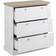 Loft24 Dareia White/Brown Kommode 75x80cm