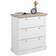 Loft24 Dareia White/Brown Kommode 75x80cm
