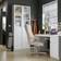 IKEA BILLY/OXBERG White Bogreol 202cm