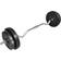 vidaXL Curl Bar With Weights 30 kg