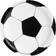 Blue Panda Disposable Plates Soccer Birthday Party Paper Plates 80-pack