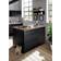Stella Trading Jazz Modern Kitchen Island Black Bord