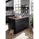 Stella Trading Jazz Modern Kitchen Island Black Tisch