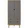 vidaXL 348589 Brown/Grey Armoire 76.5x172cm