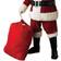 Rubies Adult Deluxe Ultra Velvet Santa Suit with Gloves