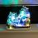 Nordic Winter Mountain Town Multicolored Juleby 31cm