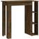 vidaXL 812963 Smoked Oak Bar Table 50x102cm