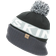 Sealskinz Foulden Bobble Hat - Black/Grey/White