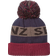 Sealskinz Foulden Bobble Hat - Navy Blue/Red/Grey