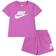 Nike Baby's Club T-shirt & Short Set - Fuchsia