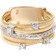 Marco Bicego Five Band Ring - Gold/Diamonds