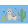 Diamond Dotz Llama Party Zipper Pouch