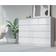 3XE LIVING XLIV1006 White Glossy Commode 138.6x101.5cm
