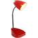 Creekwood Home Flexible Gooseneck Organizer Red Table Lamp 18.5"
