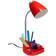 Creekwood Home Flexible Gooseneck Organizer Red Table Lamp 18.5"