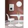 Fusion Living Tulip White Dining Set 120x120cm