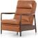 AllModern Karra Cognac/Red Brown Armchair 39.8"