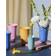 Lyngby Porcelæn Rhombe Aqua Vas 15cm