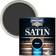 Johnstones Satin Wood Paint Black 0.75L