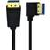 Nordic DPDP-N2011 1.4 Displayport - Angled Displayport M-M 1m