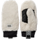 UGG Logo Tape Sherpa Mittens - White