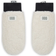 UGG Logo Tape Sherpa Mittens - White