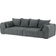 Uno London Anthracite Sofa 316cm 3-Sitzer