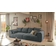 Uno London Anthracite Sofa 316cm 3-Sitzer