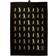 Solstickan Tea Kitchen Towel Gold, Black (70x50cm)