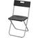 IKEA GUNDE Black Stol