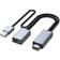 Nordic HMDP-102 HDMI 2.0/USB A - Displayport 1.2 M-F 0.2m